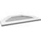 Ekena Millwork Octagonal Top Surface Mount PVC Gable Vent w/ 3-1/2"W x 1"P Standard Frame, 28"W x 16"H GVPOT28X1601SN - alternate 3
